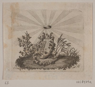 Viněta pro "Všechny spisy" J. H. Wessela od Georg Christian Schule
