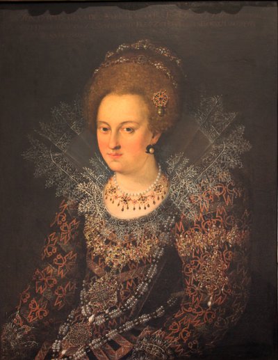 Německy: Portrét Barbory Sophie von Brandenburg Portrét Barbory Sophie Braniborské od Georg Donauer