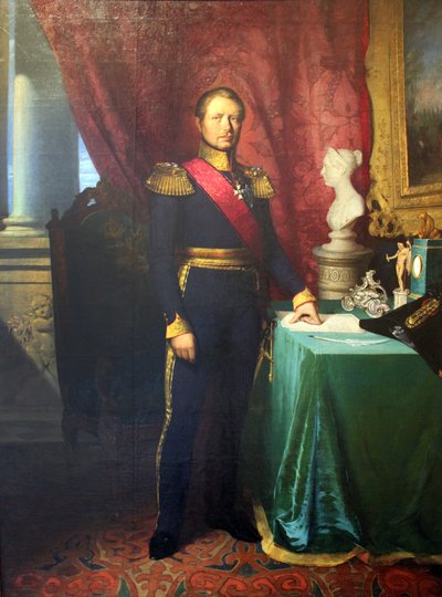 Erhardtský král Wilhelm I Württembergské anagorie od Georg Friedrich Erhardt