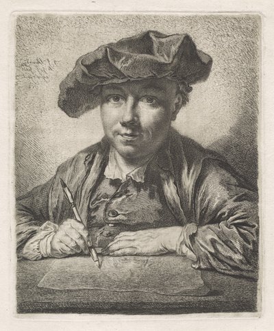 Autoportrét od Georg Friedrich Schmidt