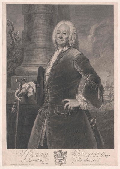 Obchodník v Londýně Henry Voguell od Georg Friedrich Schmidt