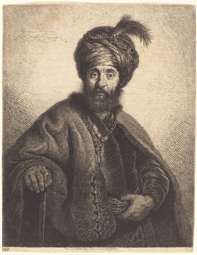 Peršan od Georg Friedrich Schmidt after Rembrandt van Rijn
