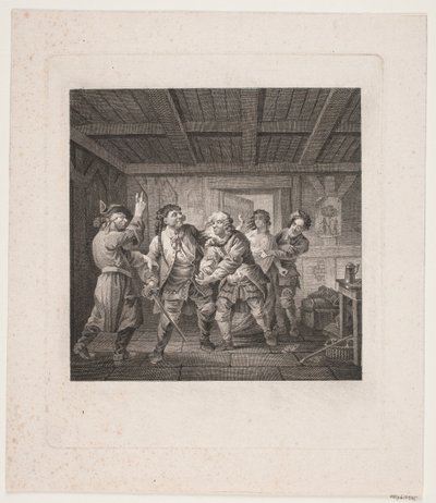 Ilustrace k Holbergovým komediím od Georg Haas
