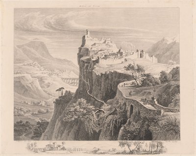 Ovindoli v Abruzzi od Georg Heinrich Busse