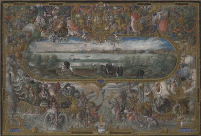 Pohled na Seville, 1573 od Georg Hoefnagel