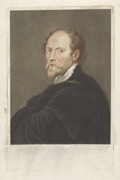 Portrét umělce Petera Paula Rubense Portréty umělců (název série) od Georg Martin Preissler