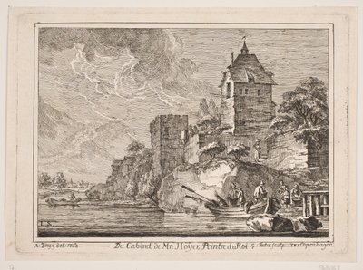Starý hrad od Georg Mathias Fuchs