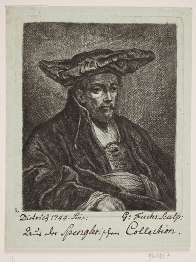 Muž s baretem od Georg Mathias Fuchs