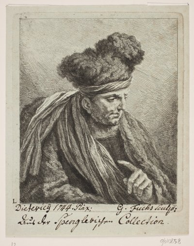 Muž s turbanem od Georg Mathias Fuchs
