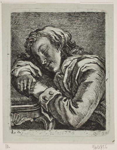 Spící muž od Georg Mathias Fuchs