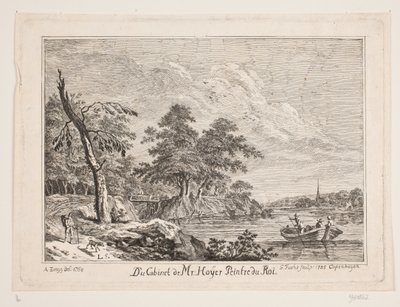 Flodparti od Georg Mathias Fuchs