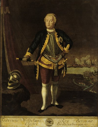 Fridrich I. Pruský Fridrich Vilém pruský král Braniborský kurfiřt od Georg Paul Busch