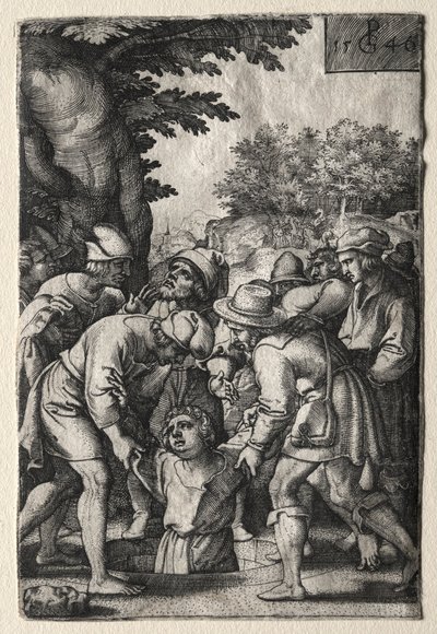 Joseph spadl do studny od Georg Pencz