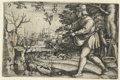 Podobenství o rozsévači Život Krista (název série) od Georg Pencz