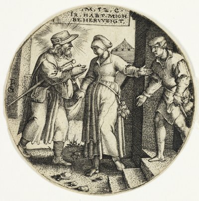 Sheltering Strangers, ze Sedmi skutků milosrdenství od Georg Pencz