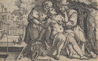 Susanna a starší. od Georg Pencz