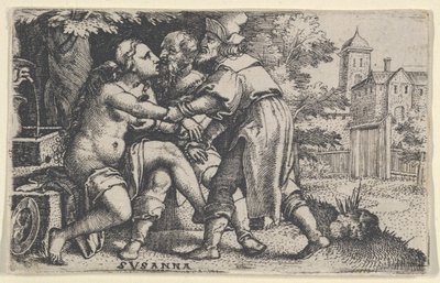 Susanna a starší. od Georg Pencz