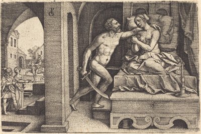 Tarquin a Lukrécie od Georg Pencz