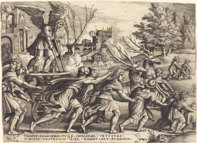 Triumf času od Georg Pencz
