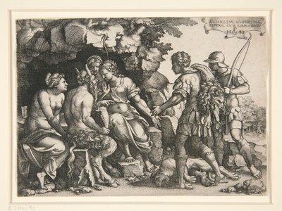 Thetis a Chiron od Georg Pencz