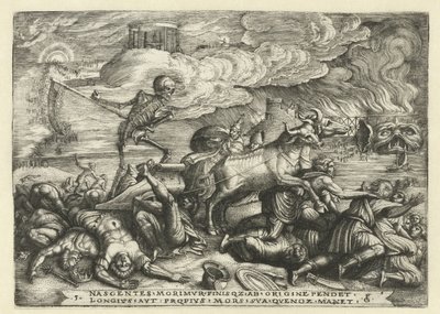 Triumf smrti Six Triumphs of Petrarc (název série) od Georg Pencz