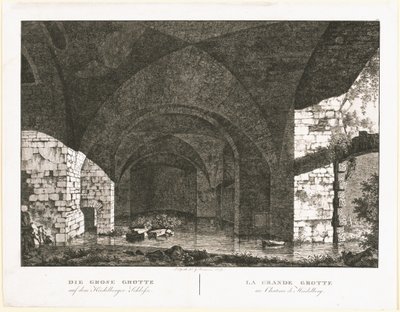 Velká jeskyně na zámku Heidelberg od Georg Primavesi, after Peter Speeth