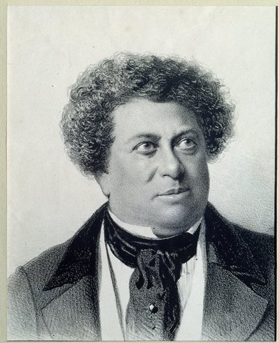 Portrét autora Alexandra Dumase (1802-1870) od Georg Wilhelm Timm