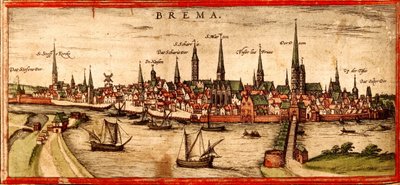 Brémy od Georg and Hogenberg Franz (1535 90) Braun