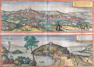 Burgos, San Sebastiàin, Španělsko od Georg and Hogenberg Franz (1535 90) Braun