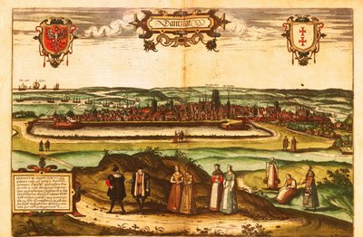 Danzig, Polen von Georg and Hogenberg Franz (1535-90) Braun
