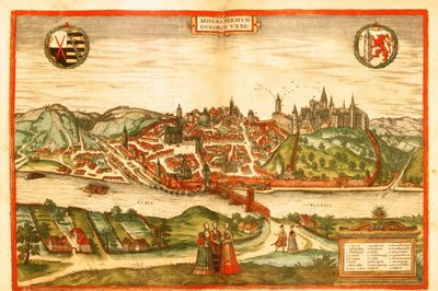 Meißen, Deutschland von Georg and Hogenberg Franz (1535-90) Braun