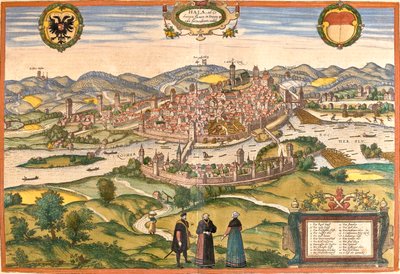 Schwäbisch Hall, Deutschland von Georg and Hogenberg Franz (1535-90) Braun