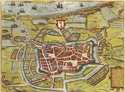 Stade, Hamburg, Deutschland von Georg and Hogenberg Franz (1535-90) Braun