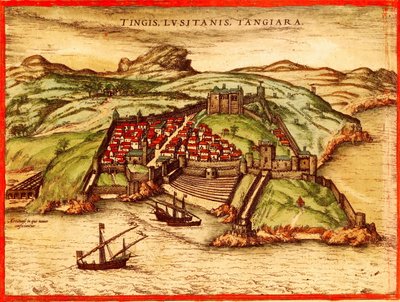 Tanger, Maroko od Georg and Hogenberg Franz (1535 90) Braun
