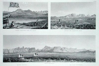 Richardsonův řetěz z knihy "Vyprávění o druhé výpravě k břehům Polárního moře v letech 1825-27" od sira Johna Franklina (1786-1847), kterou vyryl Edward Finden (1791-1857), vydáno 1828 (rytina). od George (after) Back