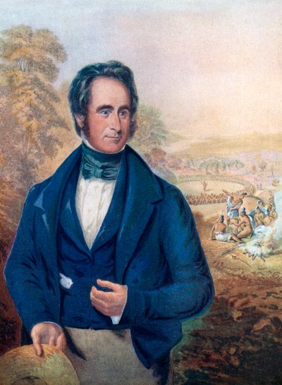 Páter Robert Moffat, apoštol z Bechuany (barevná litografie) od George (after) Baxter