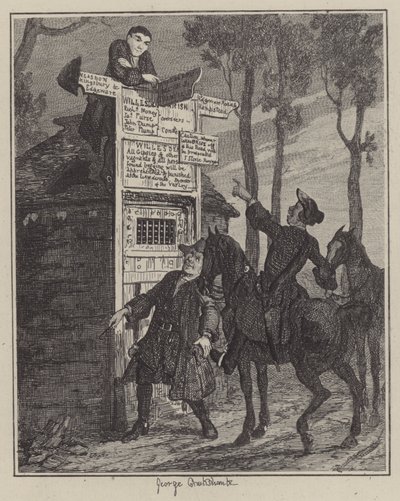 Ilustrace pro Jack Sheppard (rytina) od George (after) Cruikshank