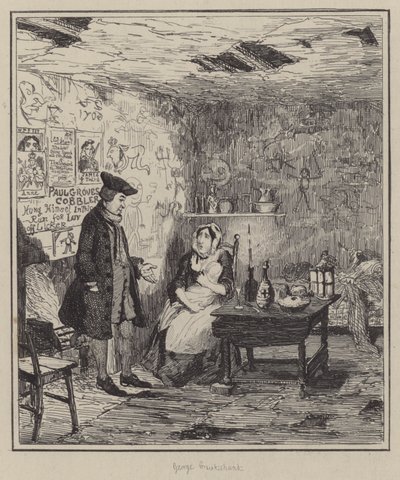 Ilustrace pro Jack Sheppard (rytina) od George (after) Cruikshank