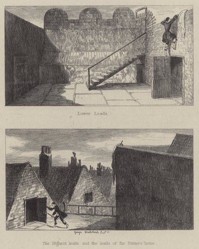 Ilustrace pro Jacka Shepparda (rytina) od George (after) Cruikshank