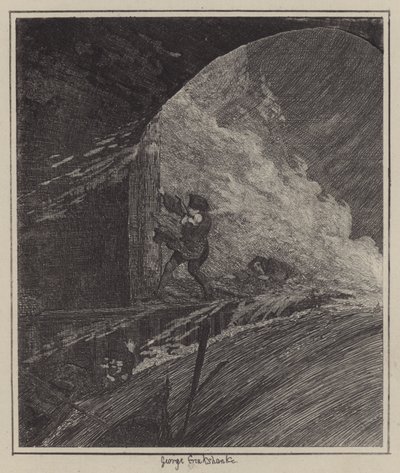 Ilustrace pro Jack Sheppard (rytina) od George (after) Cruikshank