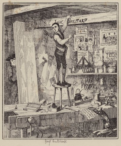 Ilustrace pro Jacka Shepparda (rytina) od George (after) Cruikshank