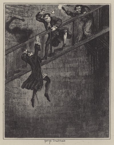 Ilustrace pro Jack Sheppard (rytina) od George (after) Cruikshank