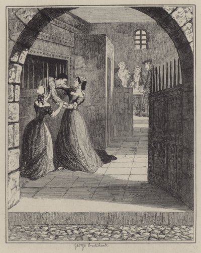 Ilustrace pro Jack Sheppard (rytina) od George (after) Cruikshank