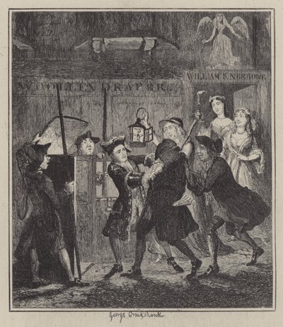 Ilustrace pro Jack Sheppard (rytina) od George (after) Cruikshank