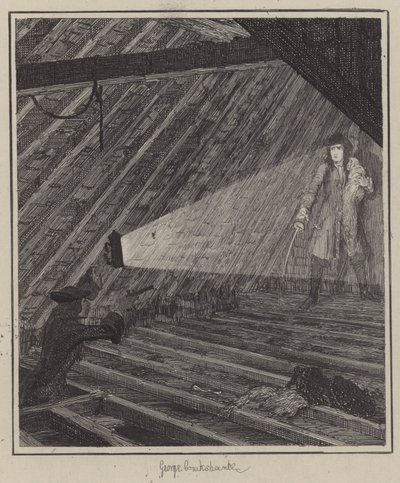 Ilustrace pro Jack Sheppard (rytina) od George (after) Cruikshank