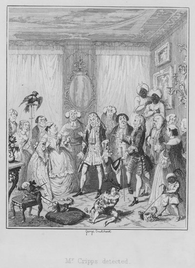 Zjištěn pan Cripps (rytina) od George (after) Cruikshank
