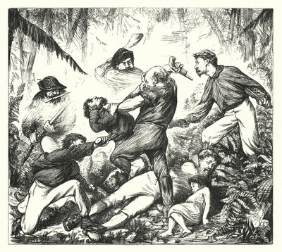 Souboj pušek v Arkansasu (rytina) od George (after) Du Maurier