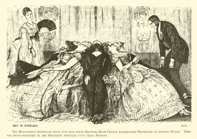 Umění na vrcholu (rytina) od George (after) Du Maurier