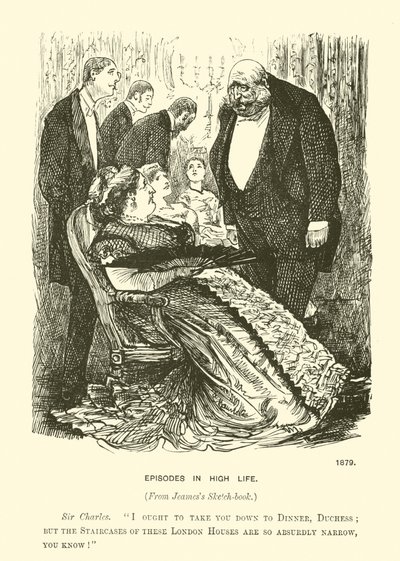 Epizody ve vysokém životě (rytina) od George (after) Du Maurier