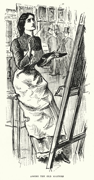 Ilustrace pro Trilby od George du Maurier (rytina) od George (after) Du Maurier